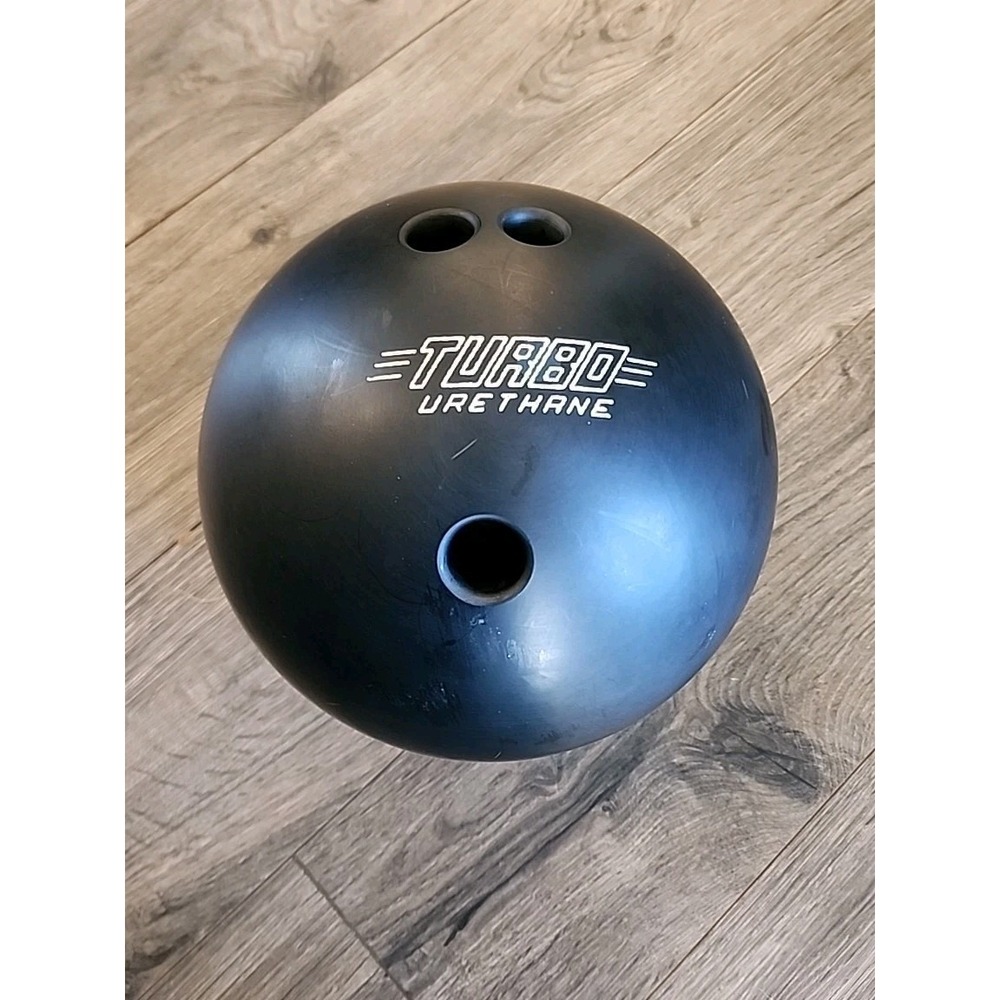 Ebonite Turbo black Urethane Bowling Ball 16 Lb